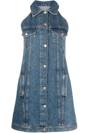 Moschino Vestido corto con parche del logo