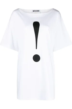 Moschino Camiseta con motivo de exclamación