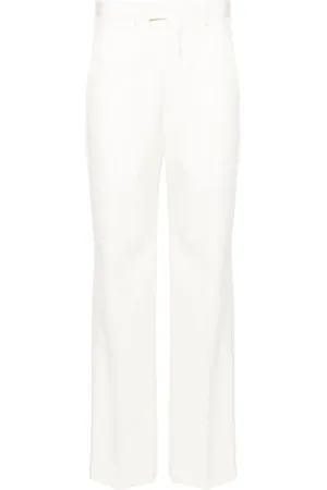 Maison Margiela Pantalones de vestir de talle alto