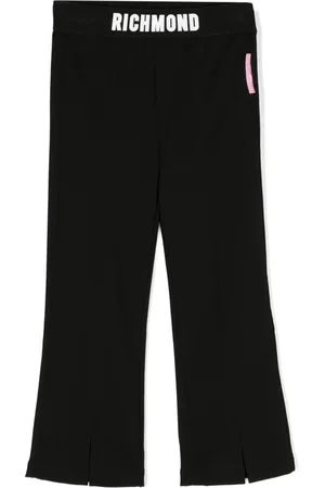 John Richmond Pantalones con logo en la cinturilla