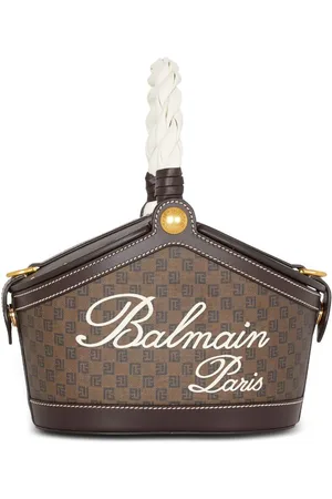 Balmain Bolso bombonera Monogram mini