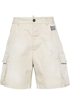 Dsquared2 Bermudas cargo con motivo de salpicadura de pintura