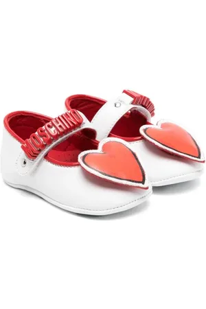 Moschino Bailarinas con aplique de corazón