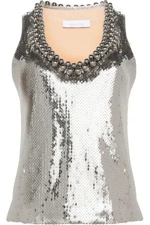Paco rabanne Top con lentejuelas