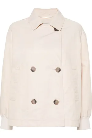 PESERICO SIGN Gabardina con doble botonadura