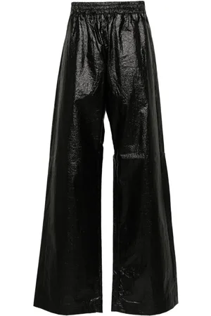 WALTER VAN BEIRENDONCK Pantalones con logo bordado