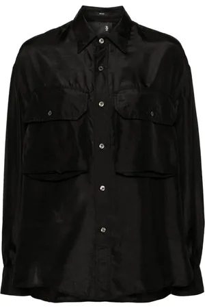 R13 Camisa con bolsillos con solapa