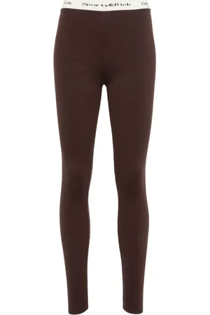 Sporty & Rich Leggins con logo en la cinturilla