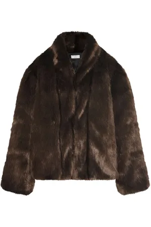 ROSETTA GETTY Chaqueta de pelo artificial de x Violet Getty