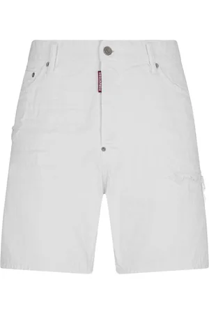 Dsquared2 Bermudas con logo White Bull