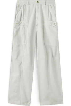 Palm Angels Pantalones anchos con bolsillos de parche