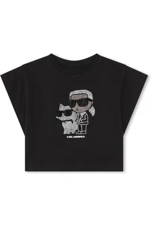 Karl Lagerfeld Camiseta Ikonik con apliques