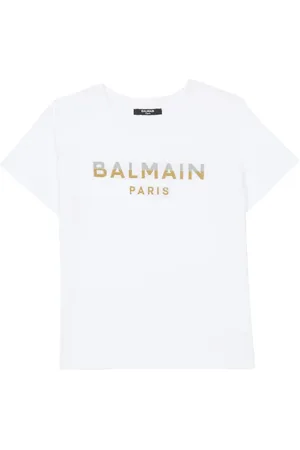Balmain Camiseta con aplique del logo