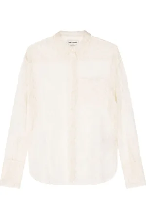 Zadig & Voltaire Camisa Tyrone con encaje floral