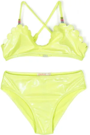 Billieblush Bikini festoneado con detalle de purpurina
