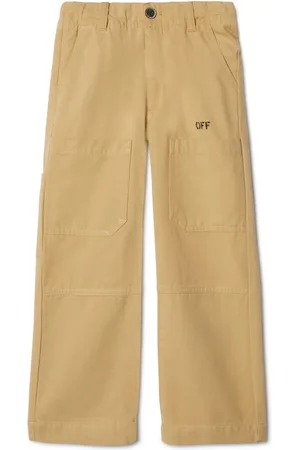 OFF-WHITE Pantalones a rayas diagonales