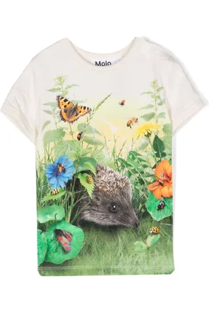 Molo Camiseta con jardín estampado