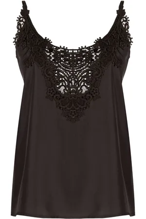 P.A.R.O.S.H. Top con panel de macramé