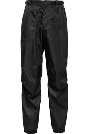 Prada Pantalones ajustados de talle medio