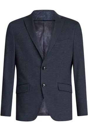 Etro Blazer a capas con motivo pied de poule