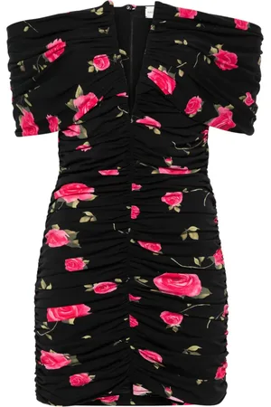 MAGDA BUTRYM Vestido fruncido con cuello en V
