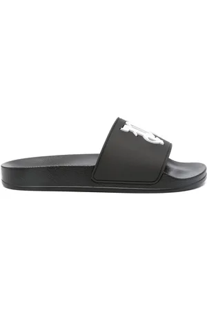 Palm Angels Sandalias con monograma en relieve