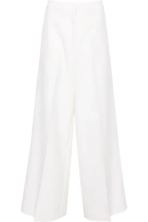 Fabiana Filippi Pantalones anchos de talle alto