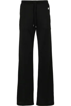 Courrèges Pantalones de chándal con parche del logo