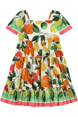 Dolce & Gabbana Vestido con estampado Lemon & Orange