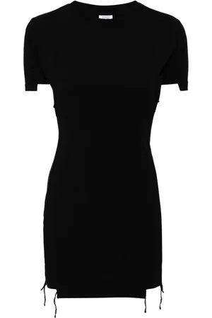 Vetements Vestido corto con manga corta y abertura