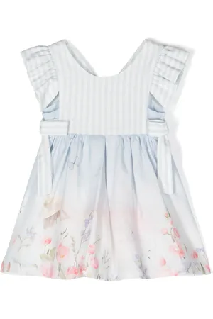 Lapin House Vestido a rayas con lazo oversize