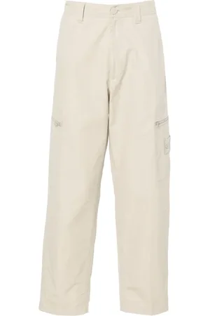 Stone Island Pantalones anchos con distintivo Compass
