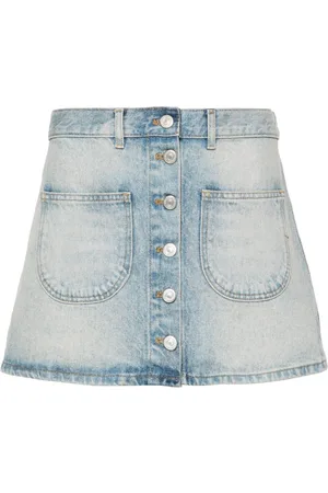 Courrèges Minifalda vaquera