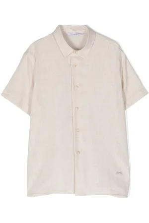 Paolo Pecora Camisa con logo bordado
