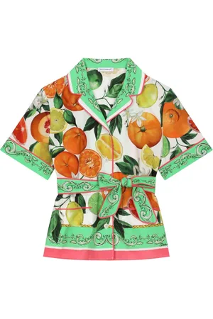 Dolce & Gabbana Camisa con estampado Lemon & Orange