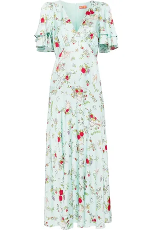 KITRI Vestido Tallulah con querubines estampados