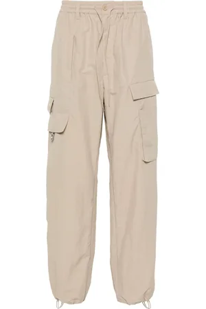 Y-3 Pantalones cargo con efecto arrugado
