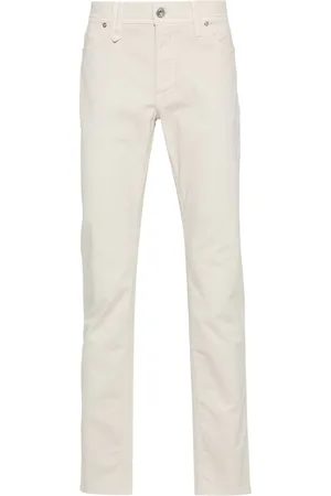 BRIONI Vaqueros rectos Chamonix de talle medio