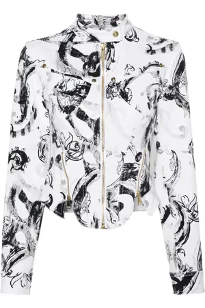 VERSACE Chaqueta vaquera Watercolour Couture