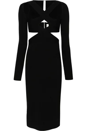 DION LEE Vestido midi Harness