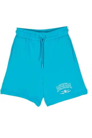 Msgm Bermudas con logo estampado