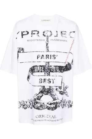 Y / PROJECT Camiseta con logo estampado