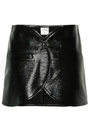 Courrèges Minifalda de vinilo Ellipse