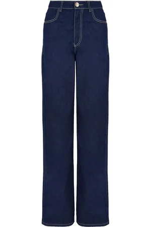 Emporio Armani Vaqueros rectos de talle alto