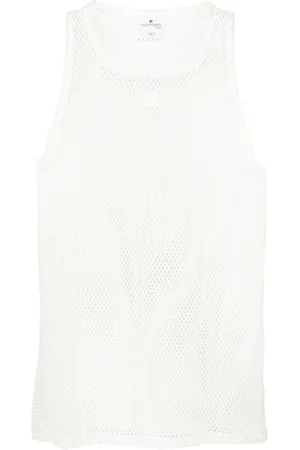 Courrèges Top sin mangas AC de malla