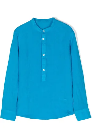 Paolo Pecora Camisa con cuello mao