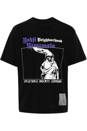 YOHJI YAMAMOTO Camiseta con estampado gráfico de x NEIGHBORHOOD