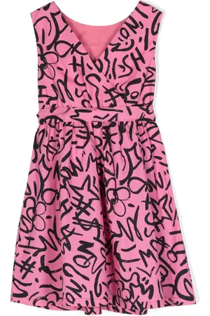 Moschino Vestido con estampado de grafiti