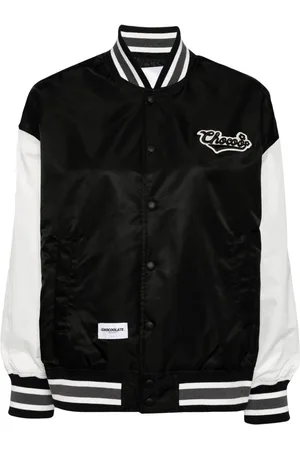 Chocoolate Chaqueta bomber con logo de apliques