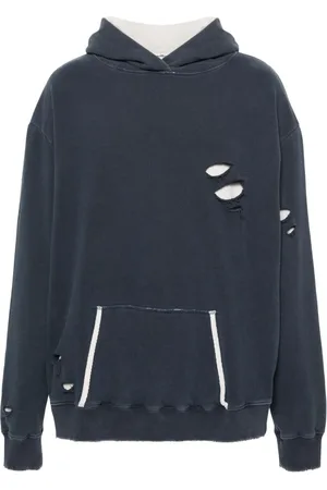 Maison Margiela Sudadera con efecto envejecido